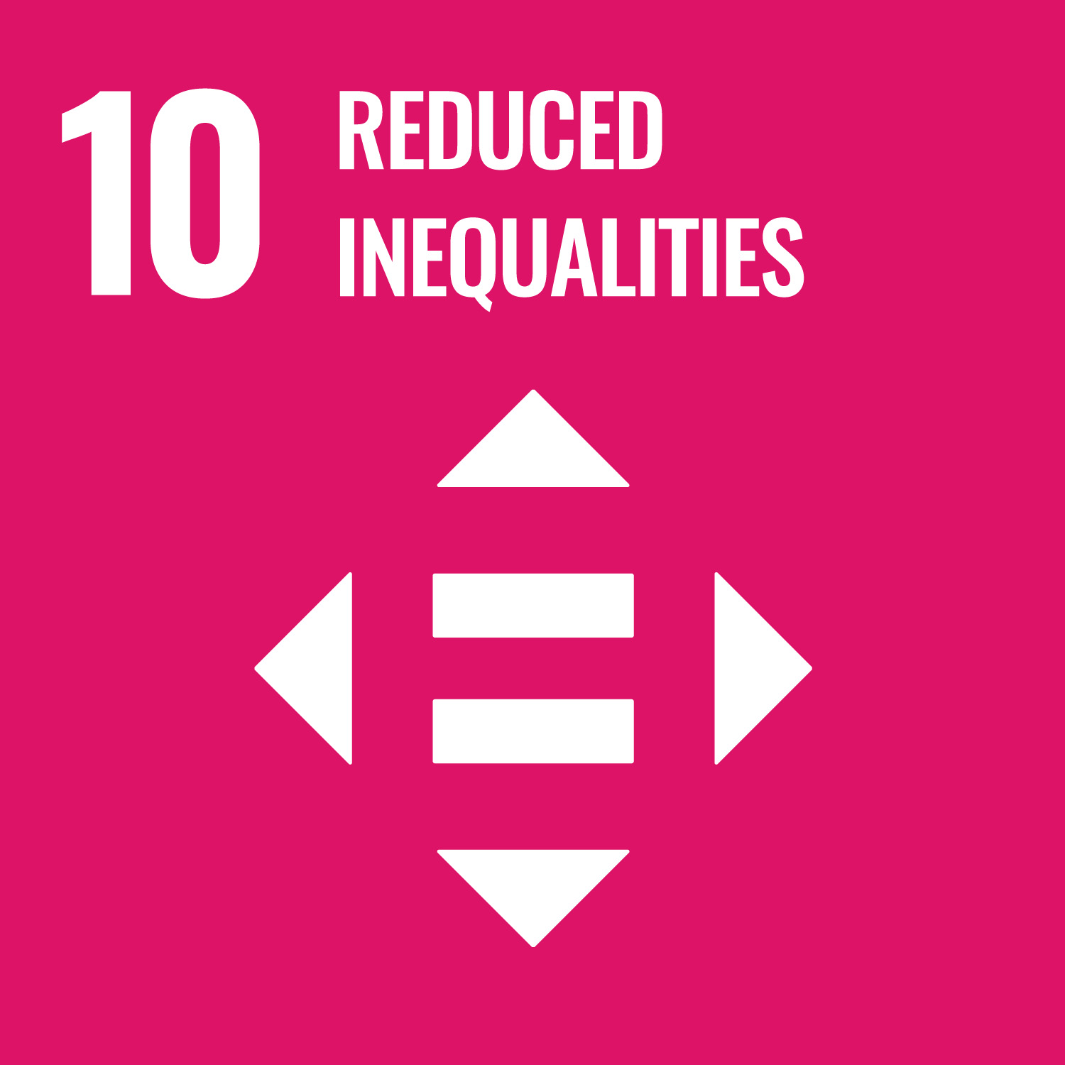 UN logo for reduced inequalities
