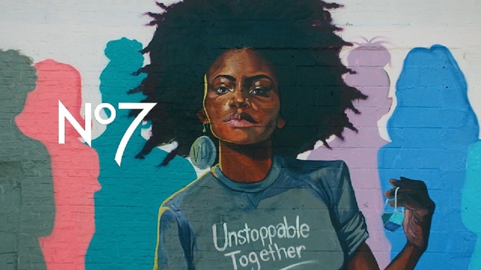 No7 Unstoppable TOgether mural
