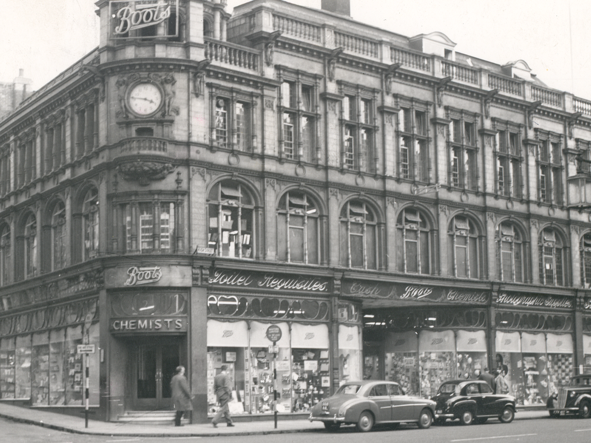 A photo of an old building