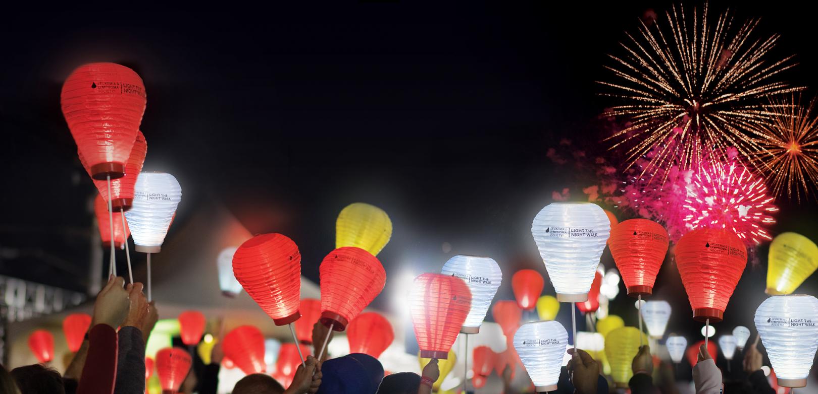 Light The Night Walk Lanterns and Fireworks