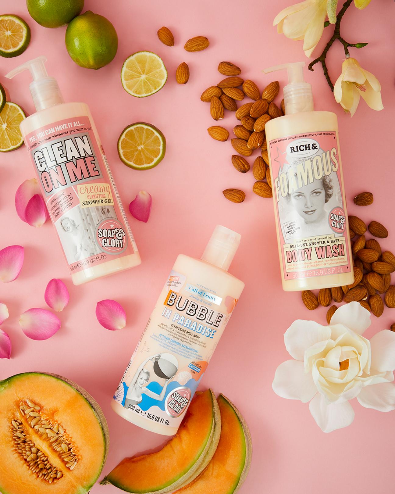 Three Soap and Glory body lotions 