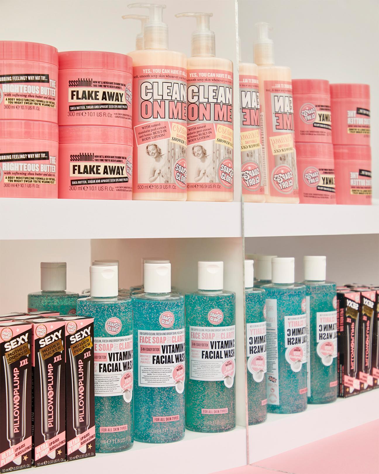 Soap and Glory products