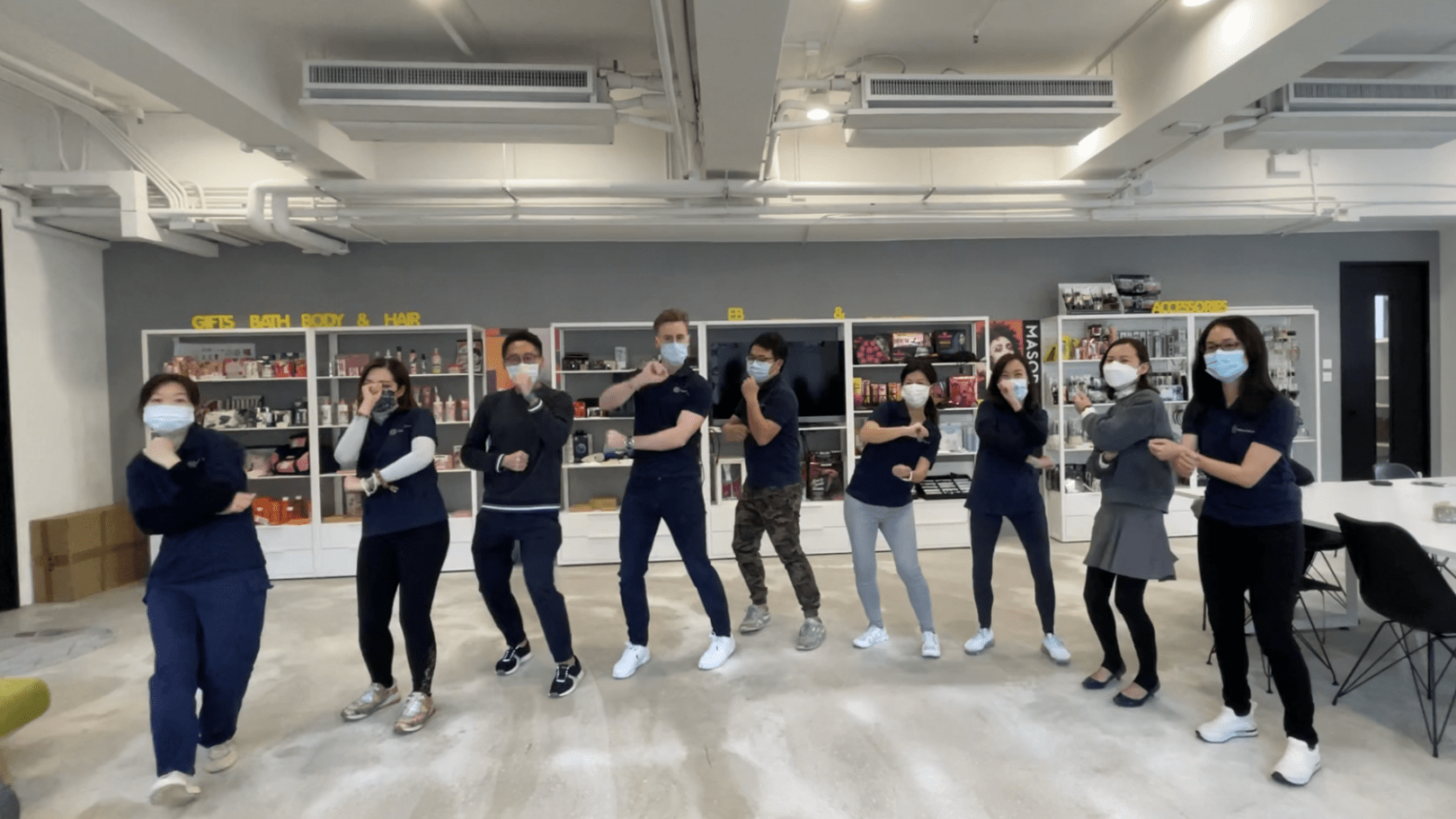 dancing global brands colleagues
