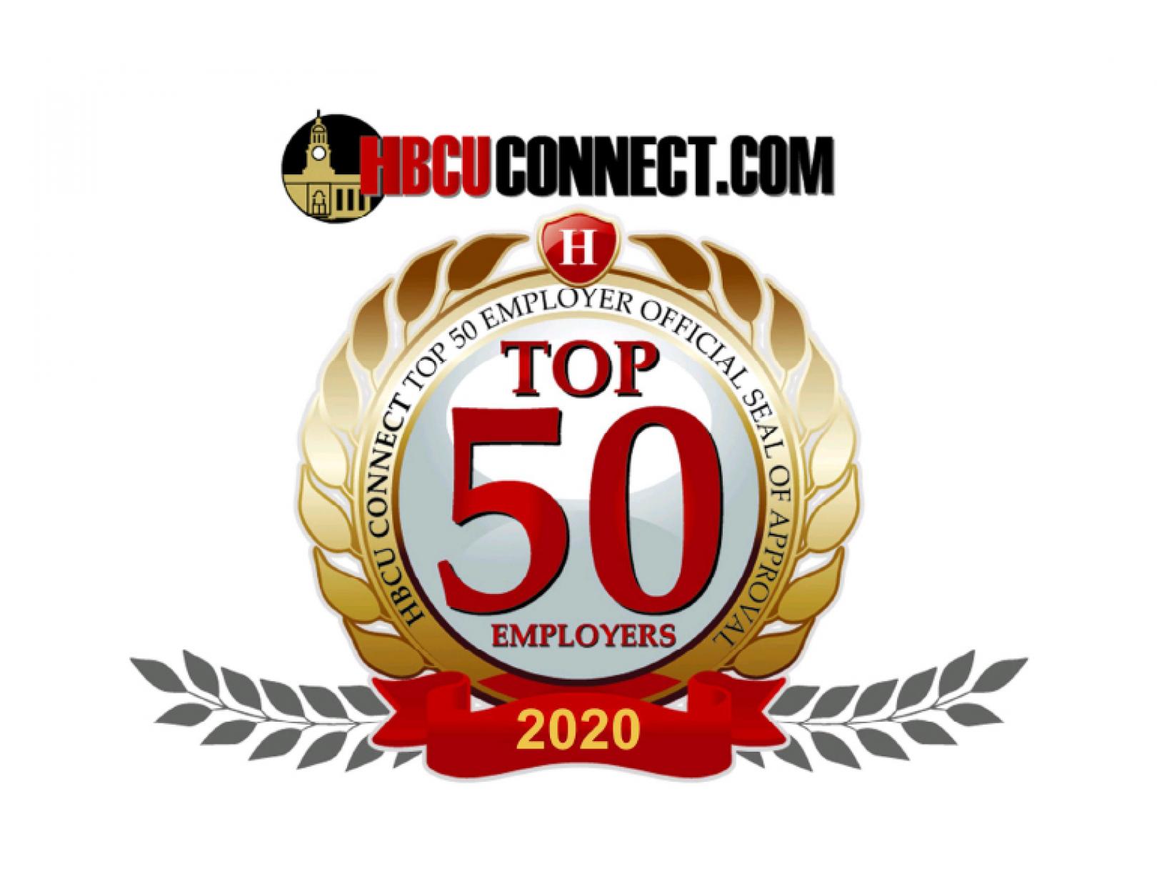 Top 50 Employers of HBCUs logo