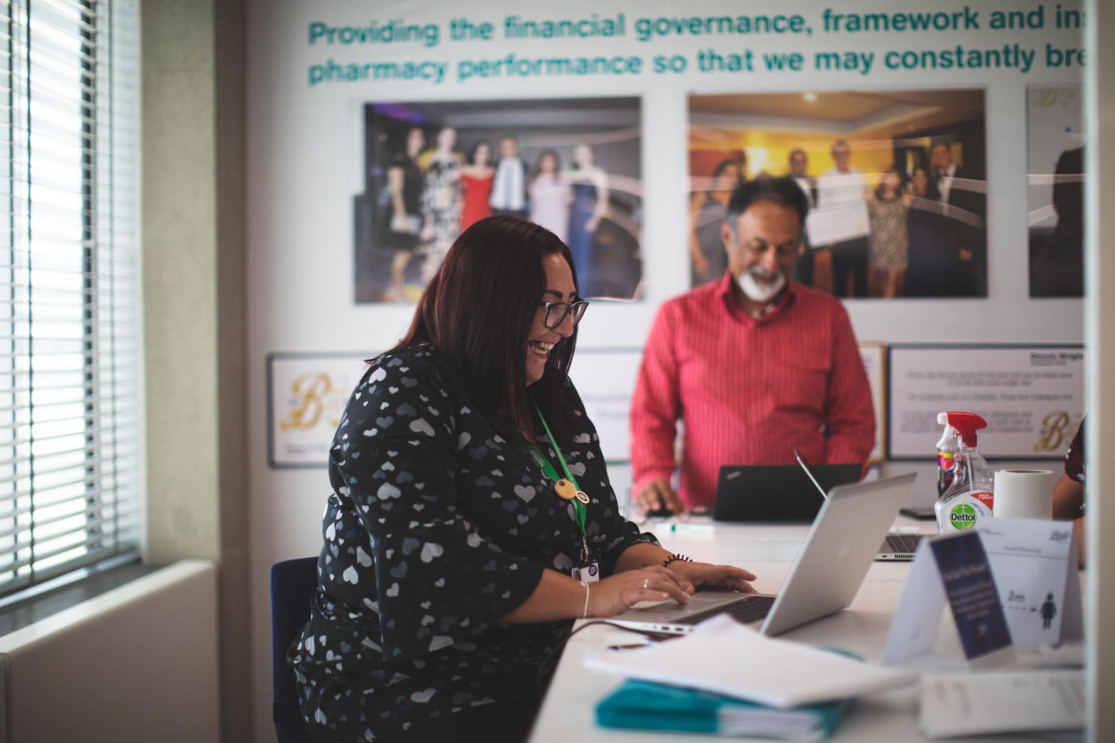 Walgreens Boots Alliance team members working together