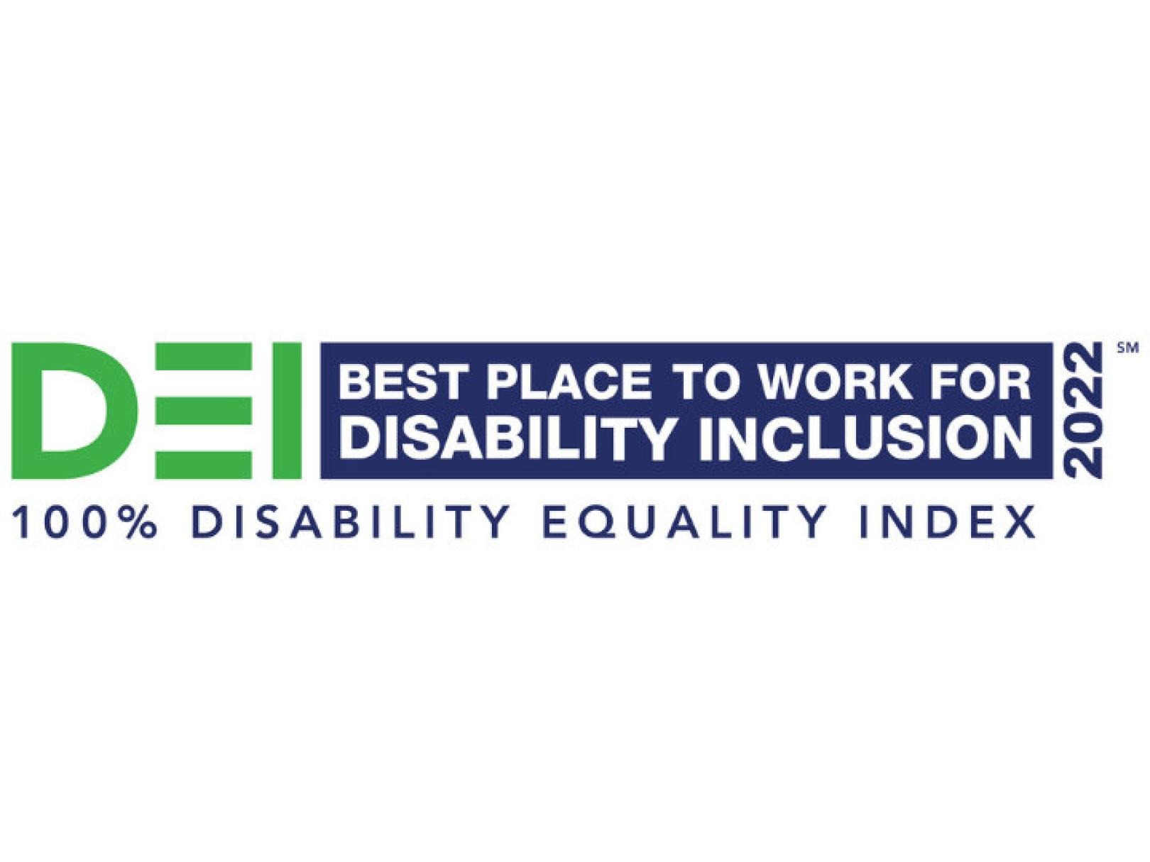 DEI Best Places to Work for Disability Inclusion 2022