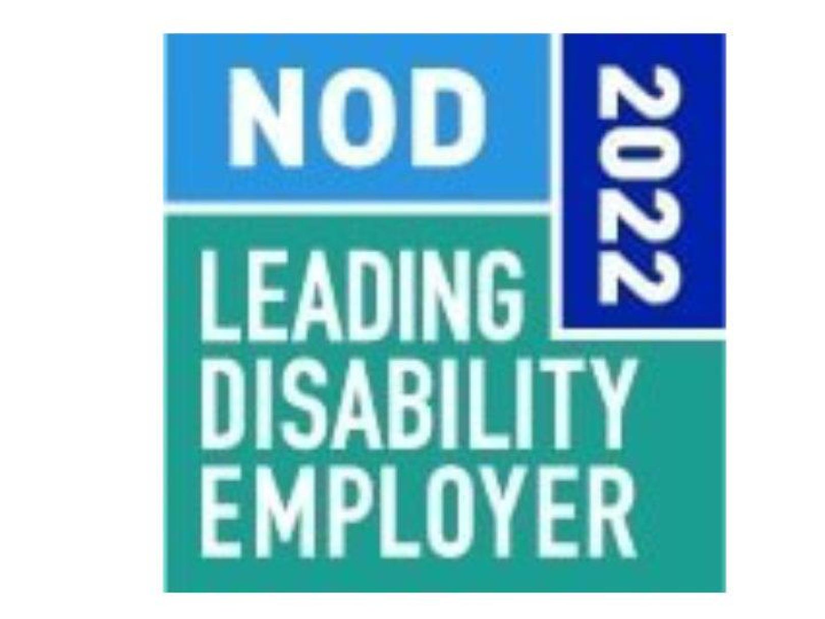 2022 NOD Leading Disability Employer Seal