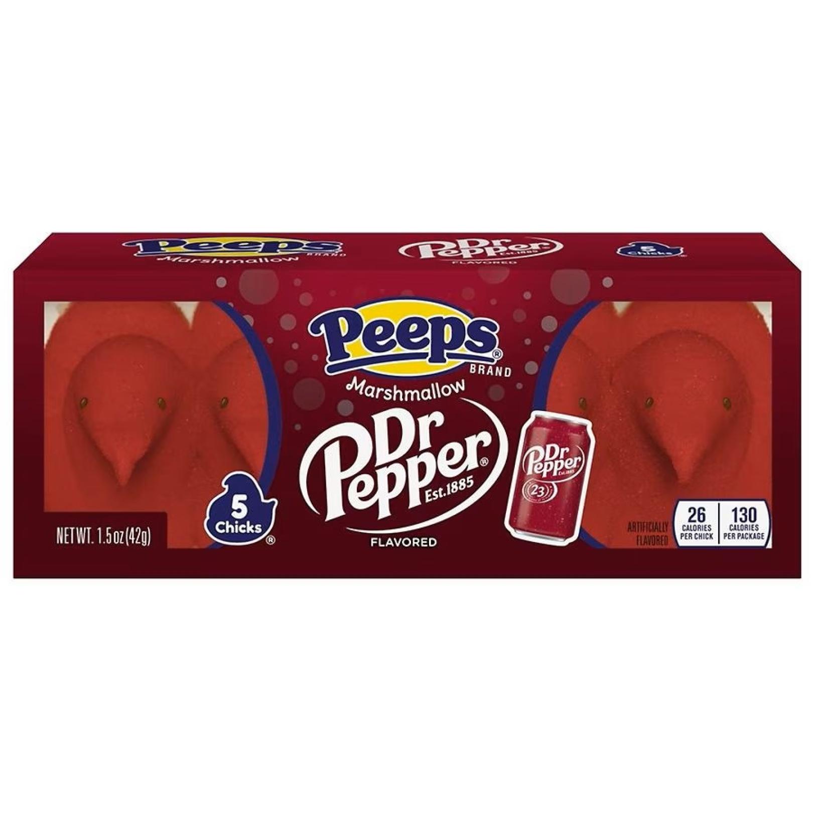Peeps Marshmallow Chicks Dr. Pepper flavor