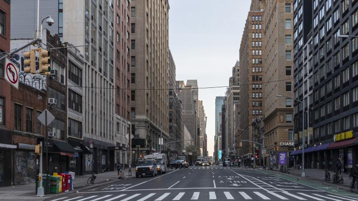 A New York City street 