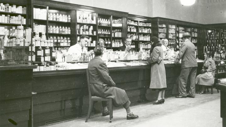 Boots 1930s interior