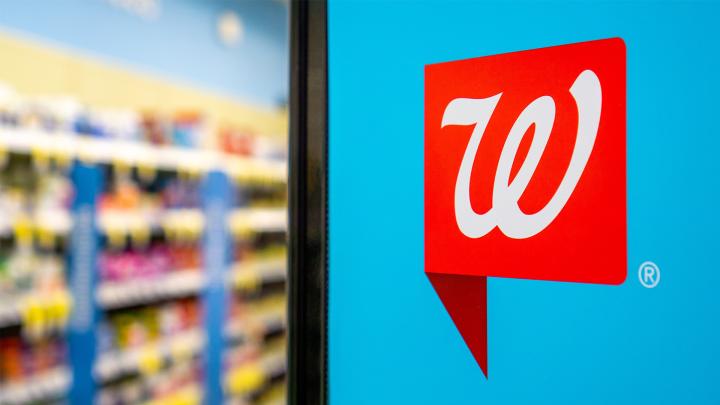 Walgreens sign in shop