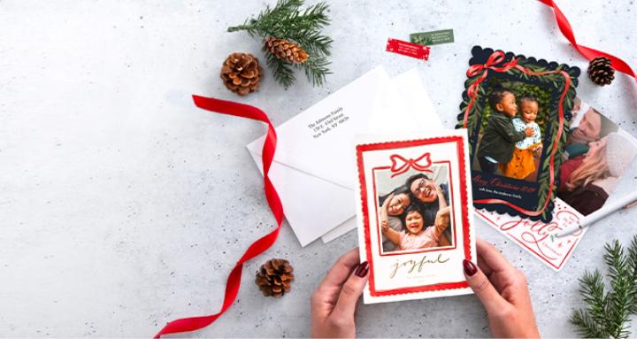 Walgreens Photo holiday card scene