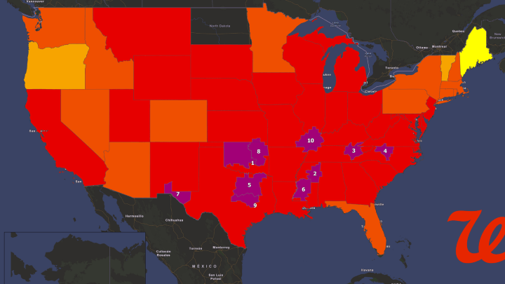 Walgreens Flu Index February 8