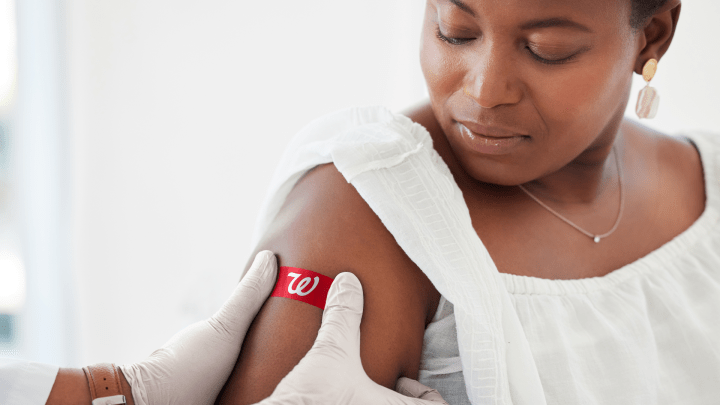 Patient with bandage