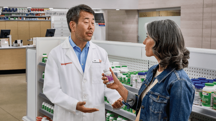 Pharmacist and patient