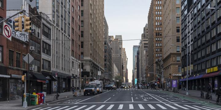 A New York City street 