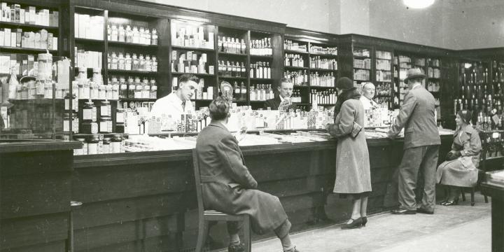 Boots 1930s interior