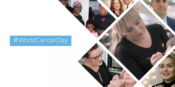 Montage of WBA helping cancer patients