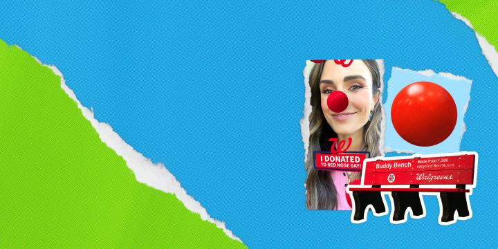 Red Nose Day collage