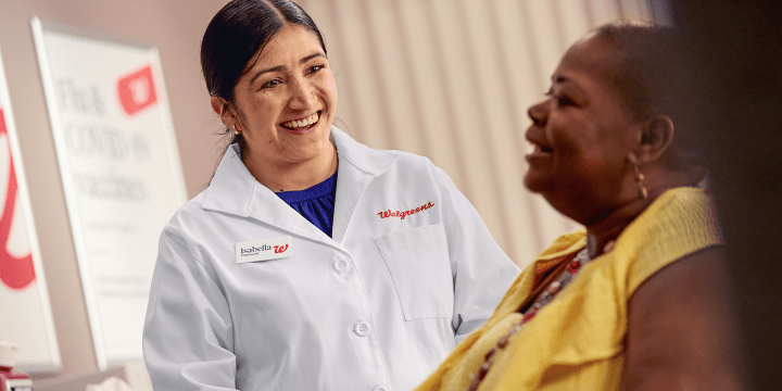 Pharmacist and patient