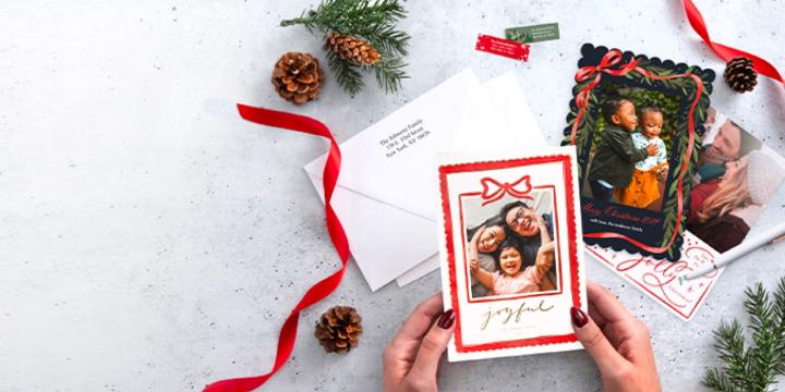 Walgreens Photo holiday card scene