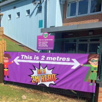 Entrance of Castle Hill primary school