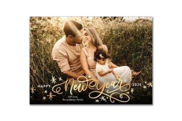 Happy New Year's card